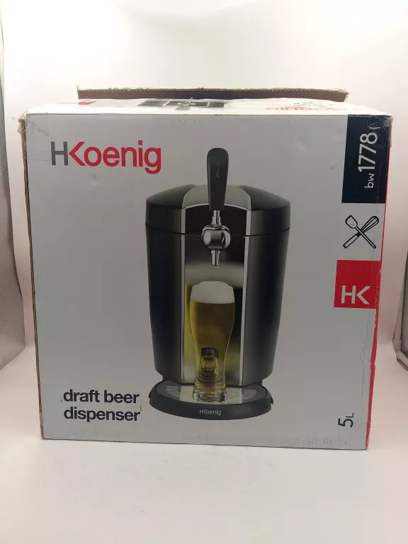DYSPENSER CHŁODZĄCY DO PIWA HKOENIG BW1778 5L