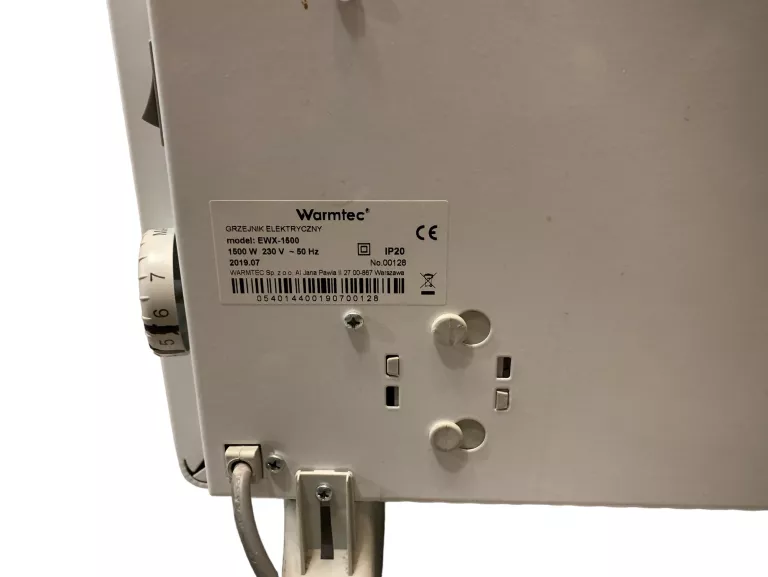 GRZEJNIK KONWEKTOROWY WARMTEC EWX-1500