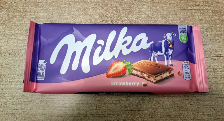 MILKA CZEKOLADA MLECZNA TRUSKAWKOWA STRAWBERRY 100G