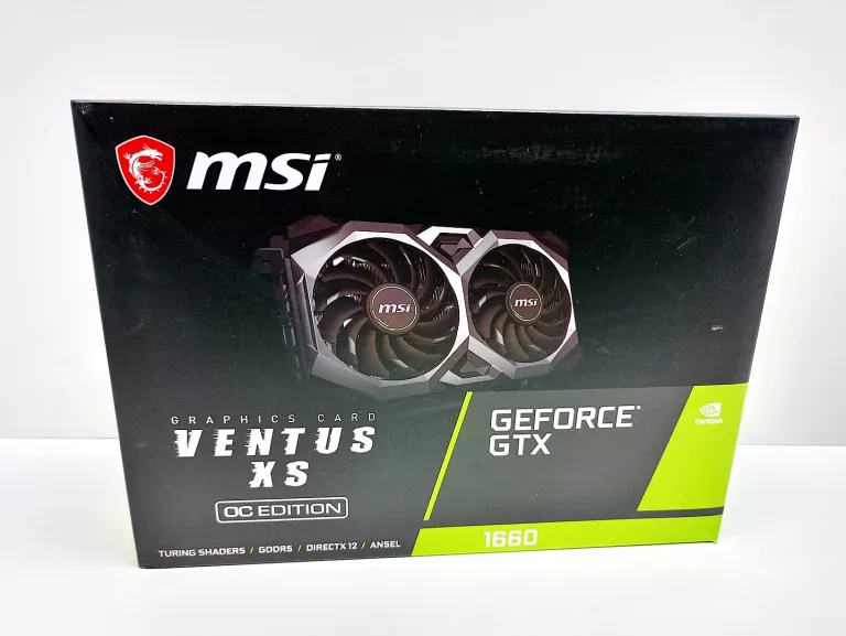 KARTA GRAFICZNA MSI GEFORCE GTX1660 6GB OC VENTUS