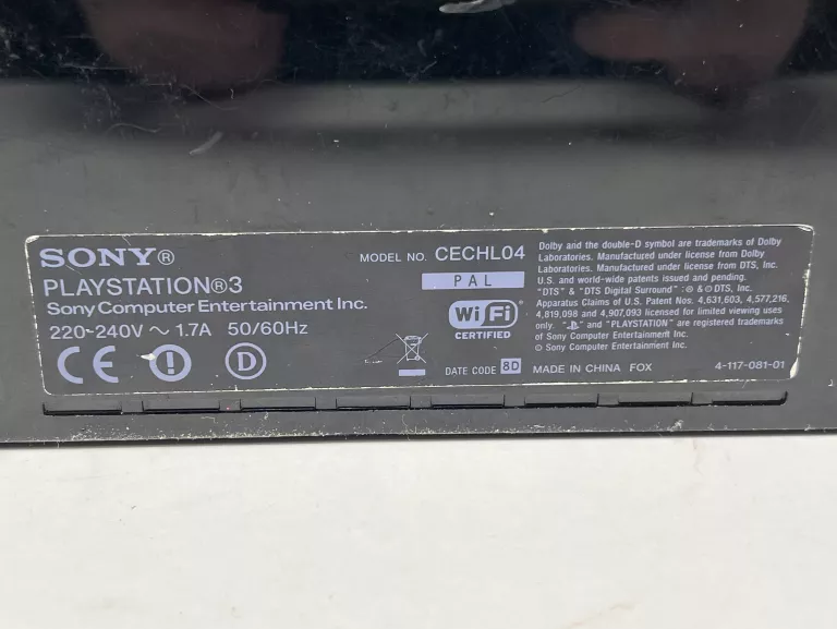 KONSOLA PS3 FAT 500GB