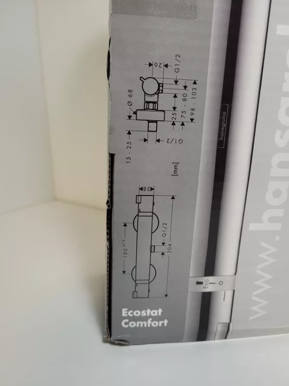 BATERIA PRYSZNICOWA HANSGROHE ECOSTAT 13116000 WARTO/OKAZJA