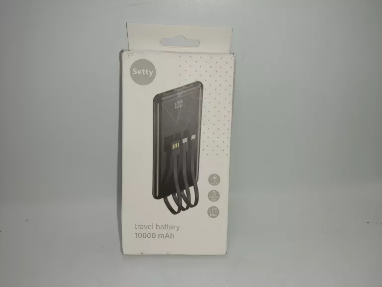 POWERBANK SETTY 10000 MAH TRAVEL BATTERY