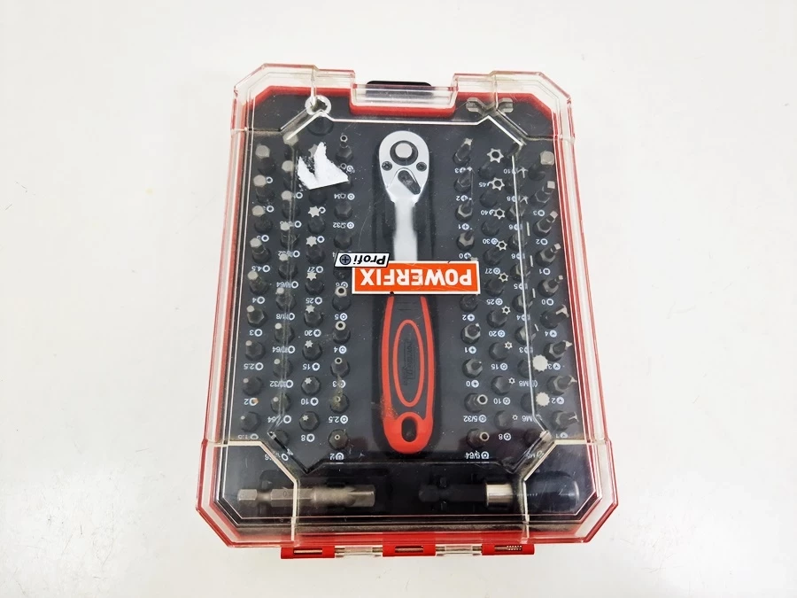 powerfix-profi-wkretak-z-grzechotka-i-bitami-81sz-stan-uzywany