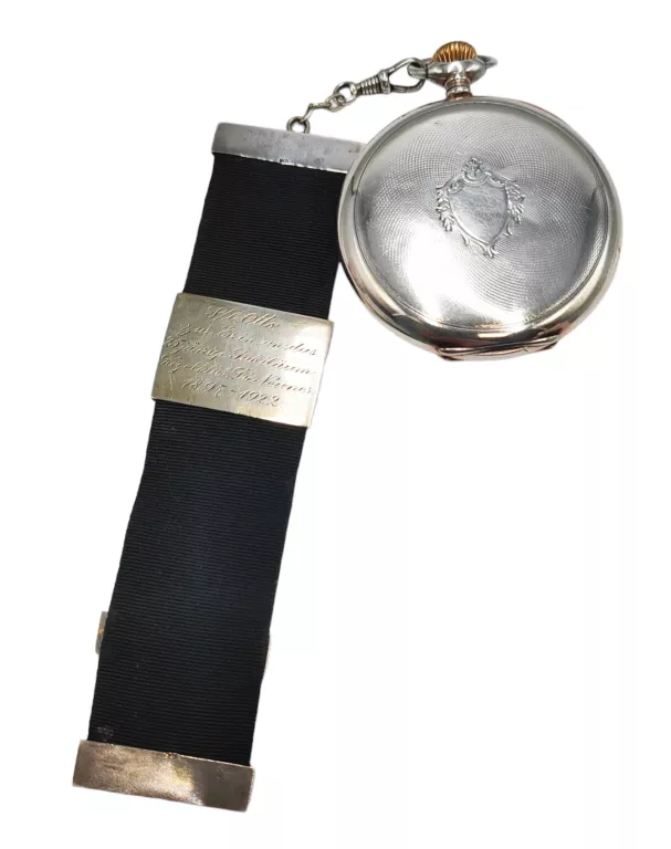 KIESZONKOWY SREBRNY ZEGAREK TISSOT ANTIMAGNETIQUE