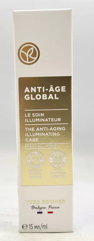 YVES ROCHER ANTI AGE GLOBAL POD OCZY 15 ML