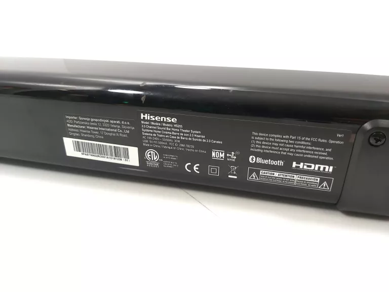 SOUNDBAR HISENSE HS205 PUD