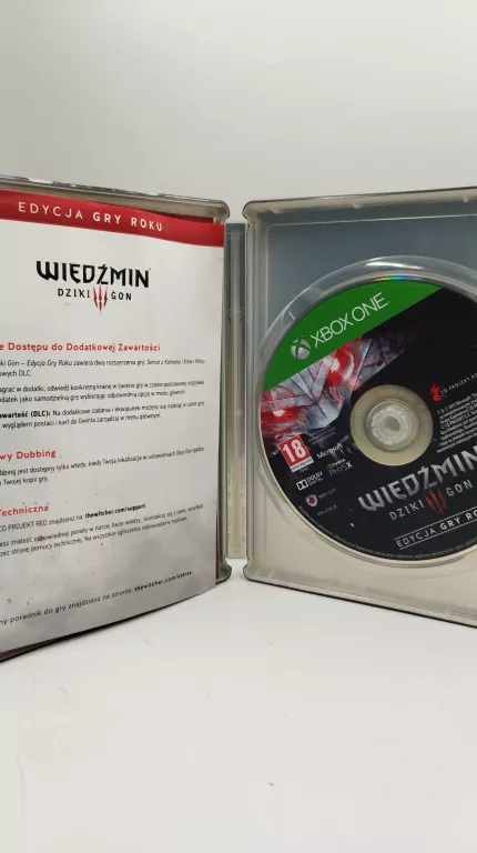 WIEDŹMIN 3 DZIKI GON STEELBOOK - XBOX ONE