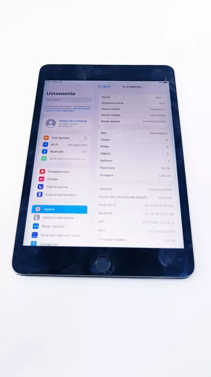 TABLET IPAD MINI 4 A1550 MNWG2FD 32GB