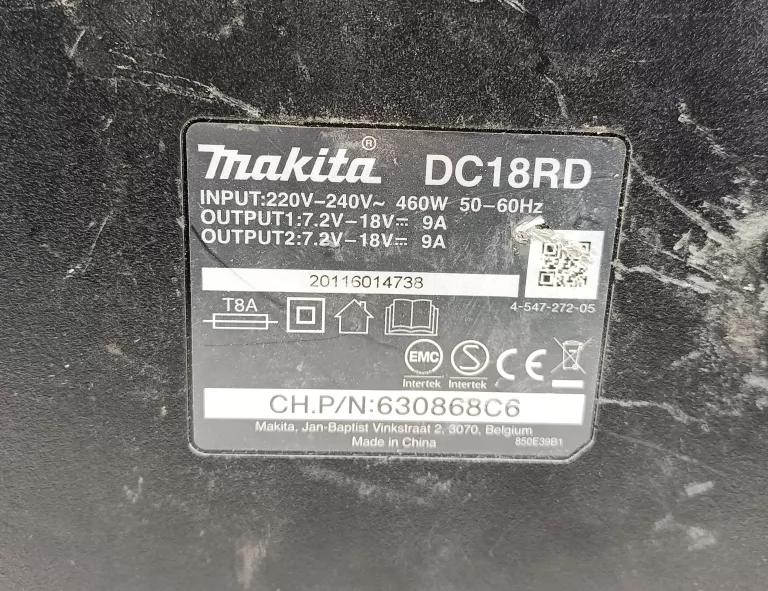 PODWÓJNA DWUPORTOWA ŁADOWARKA MAKITA DC18RD