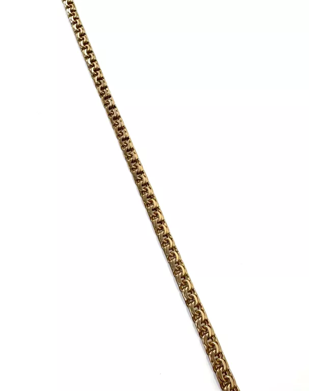 ZŁOTY UŻYWANY ŁAŃCUSZEK | 57CM | 585 | RÓŻOWE ZŁOTO | MĘSKI | LOOMBARD