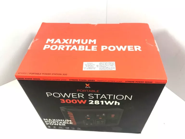 STACJA ZASILANIA POWERBANK XTORM XP300U 300W 281WH LI-ION 78000 MAH