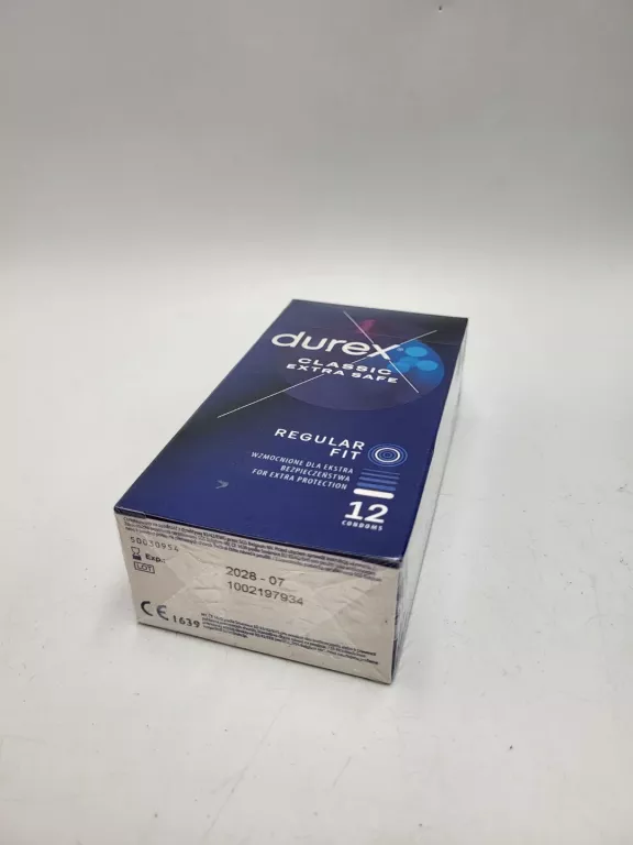 DUREX EXTRA SAFE GRUBSZE PREZERWATYWY DODATKOWO NAWILŻANE MOCNE 12 SZT.