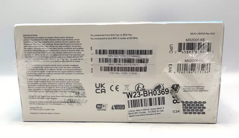 WZMACNIACZ SIECI WIFI LINKSYS ATLAS 6