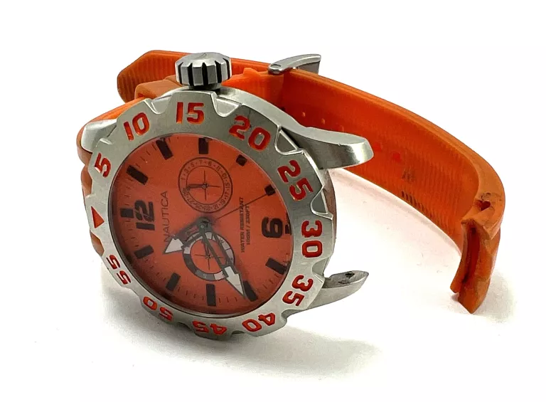 ZEGAREK NAUTICA A16606G POMARAŃCZOWY PASEK