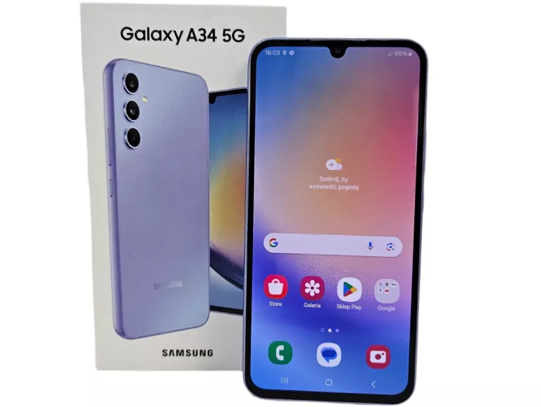 TELEFON SAMSUNG GALAXY A34 5G 6/128GB FIOLETOWY SM-A346B