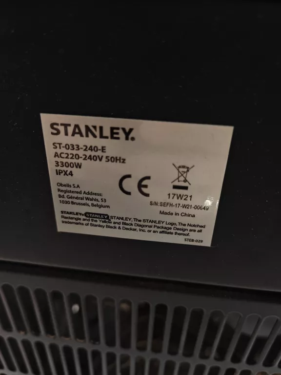 NAGRZEWNICA STANLEY ST-033-240-E