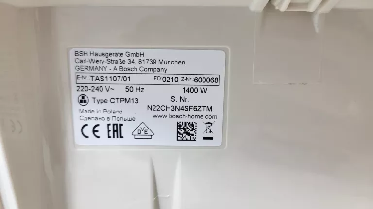 EKSPRES BOSCH TASSIMO