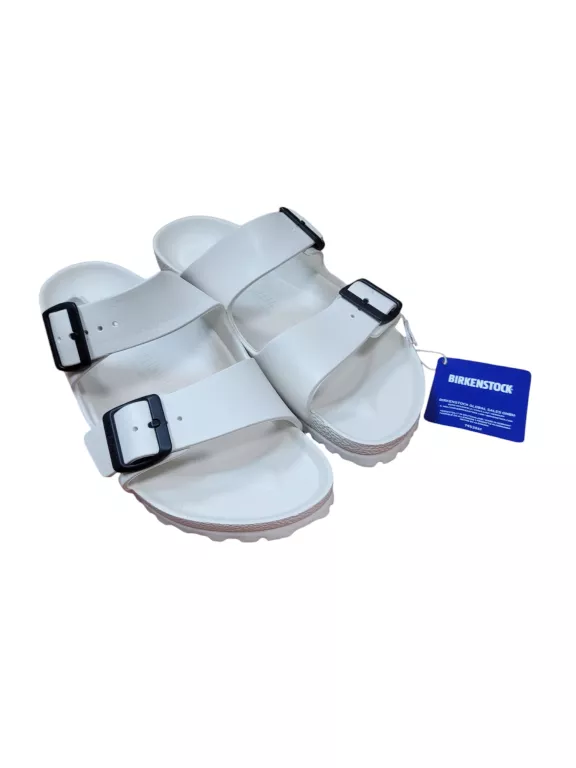 BUTY DAMSKIE KLAPKI BIRKENSTOCK ARIZONA EVA BIAŁE R.39