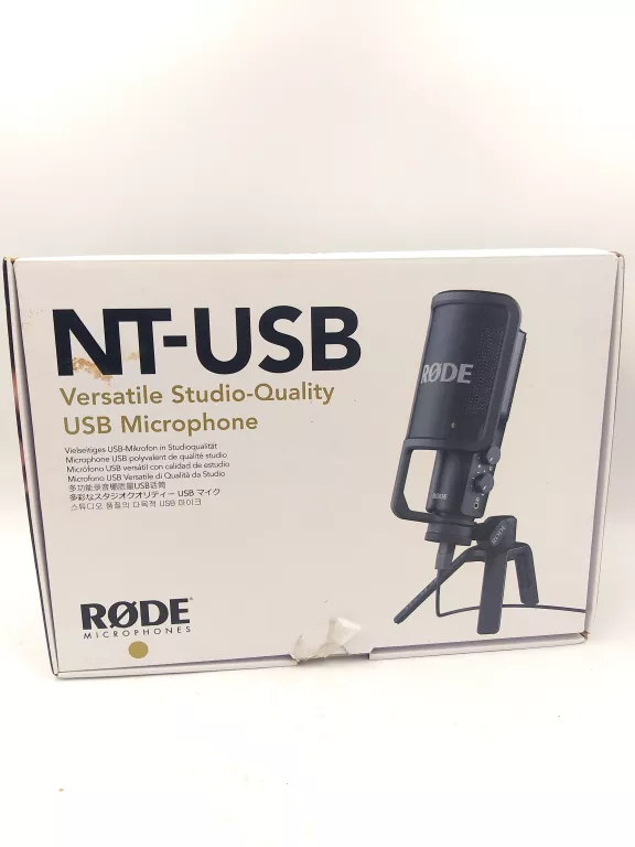 MIKROFON STUDYJNY POJEMNOŚCIOWY RODE NT-USB
