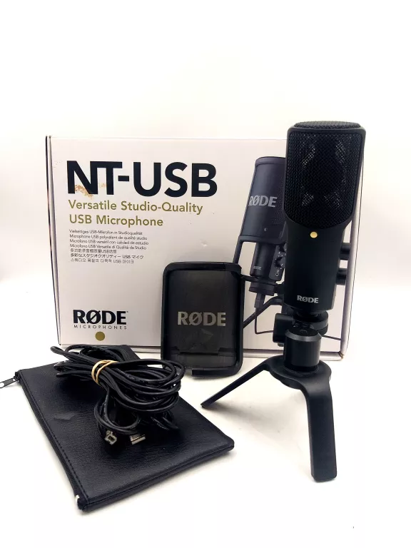 MIKROFON STUDYJNY POJEMNOŚCIOWY RODE NT-USB