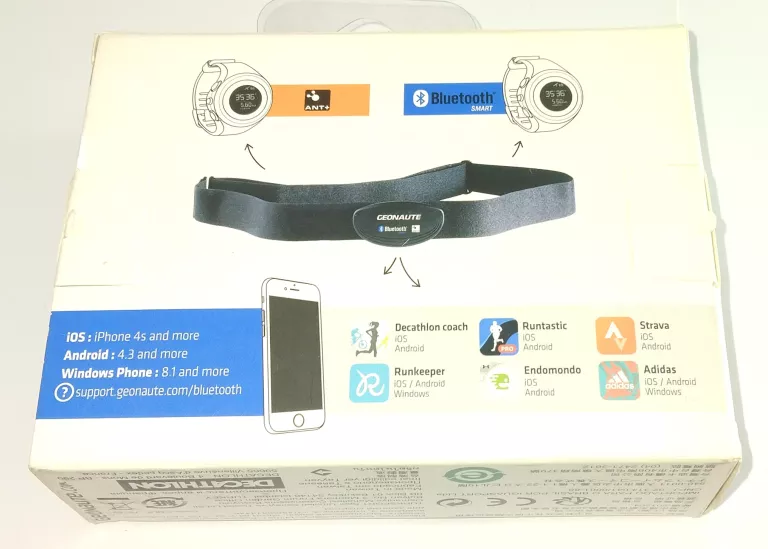PAS CARDIO GEONAUTE BLUETOOTH