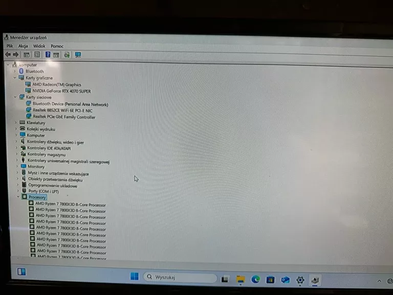 KOMPUTER GAMINGOWY RTX 4070 SUPER/RYZEN 7 7800X3D/DDR5 #GWARANCJA