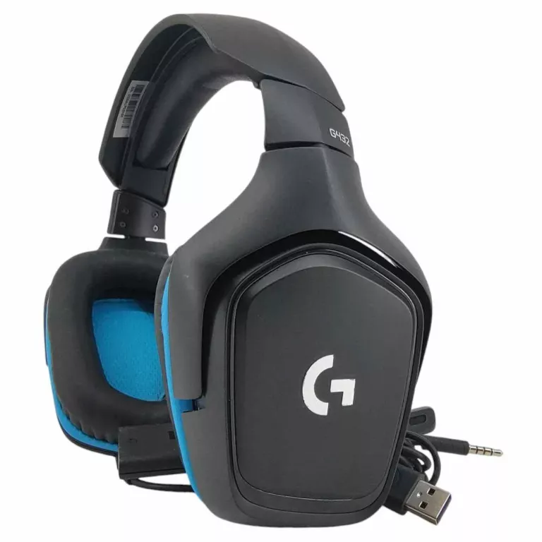 SŁUCHAWKI GAMINGOWE LOGITECH G432 BLACK&BLUE