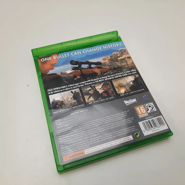 SNIPER ELITE 4 XBOX ONE