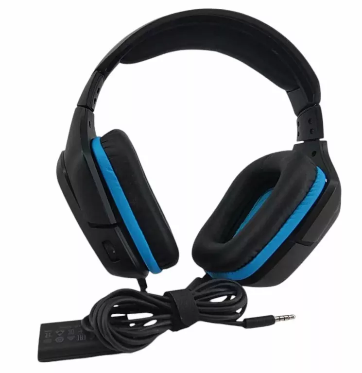 SŁUCHAWKI GAMINGOWE LOGITECH G432 BLACK&BLUE