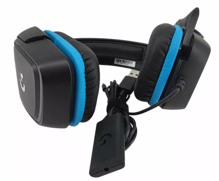 SŁUCHAWKI GAMINGOWE LOGITECH G432 BLACK&BLUE