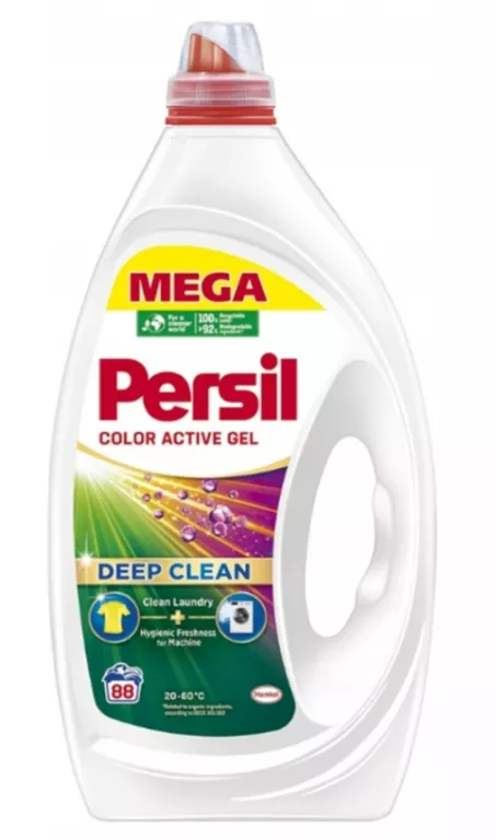 PŁYN DO PRANIA KOLORÓW PERSIL COLOR GEL DEEP CLEAN 3,96 L 88 PRAŃ