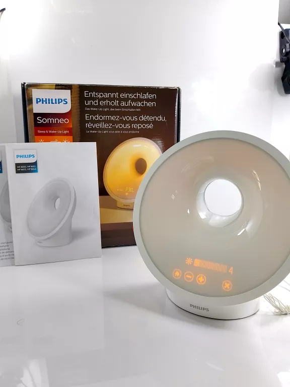 LAMPKA RADIO BUDZIK PHILIPS WAKE-UP LIGHT HF3651/01 SMARTSLEEP