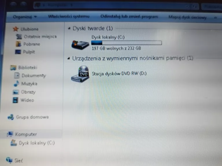LAPTOP FUJITSU S761 I5-2520M 4GB RAM WIN 7 256 GB HD