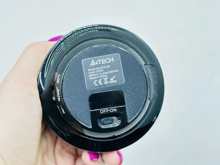 GŁOŚNIK PRZNOŚNY A4 TECH BTS-02 SAM OPIS