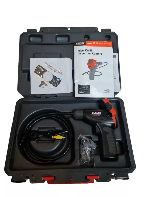 CYFROWA KAMERA INSPEKCYJNA, ENDOSKOP MICRO CA-25 RIDGID