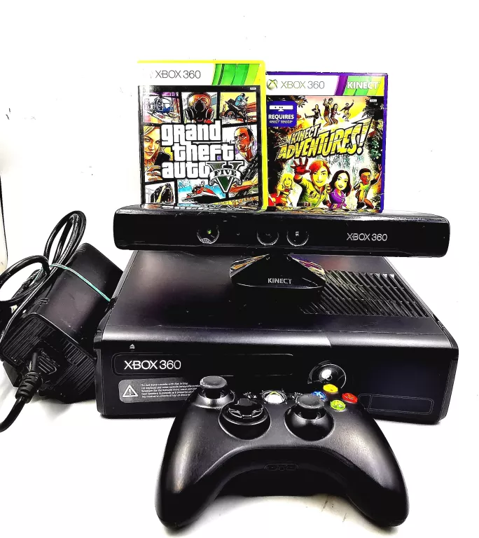 KONSOLA XBOX 360 MODEL: 1439/ KINECT/ 2 GRY