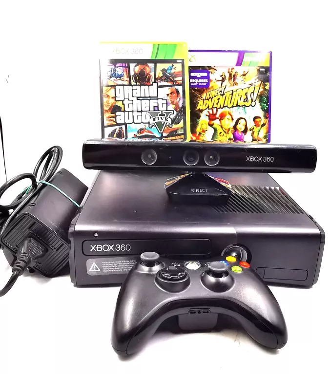 KONSOLA XBOX 360 MODEL: 1439/ KINECT/ 2 GRY