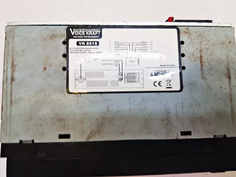 RADIO SAMOCHODOWE 1DIN VOICE KRAFT VK8618