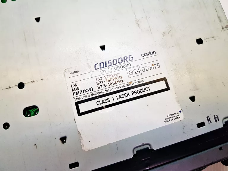 RADIO SAMOCHODOWE 1DIN CLARION CD1500RG
