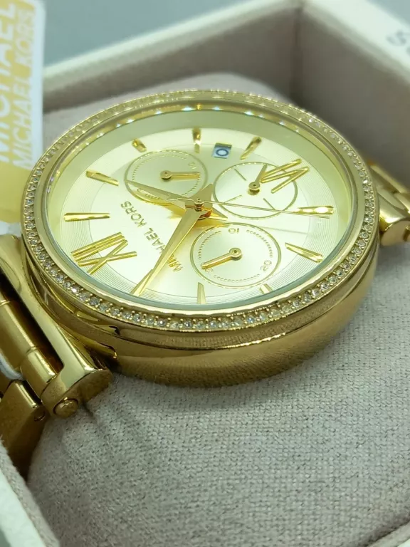 ZŁOTY ZEGAREK DAMSKI MICHAEL KORS MK-6559 KOMLET