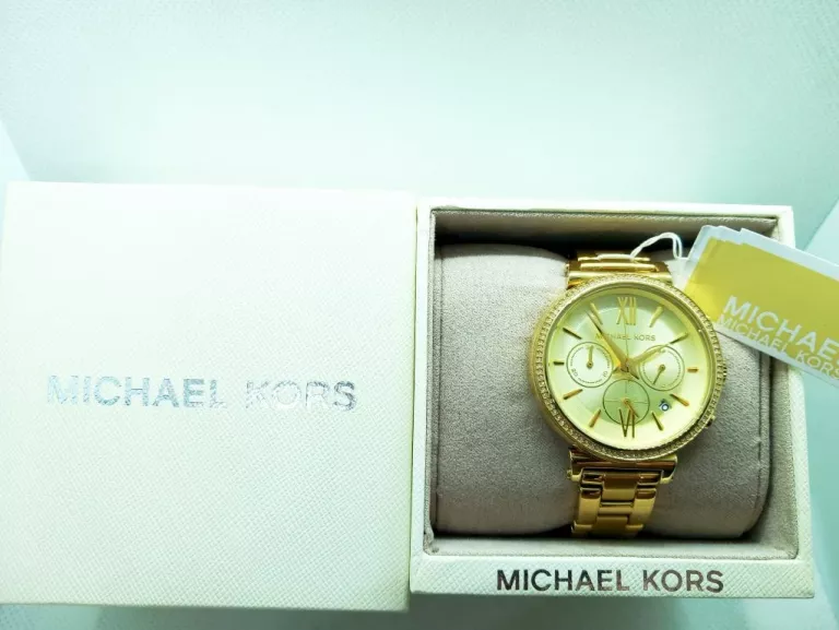 ZŁOTY ZEGAREK DAMSKI MICHAEL KORS MK-6559 KOMLET