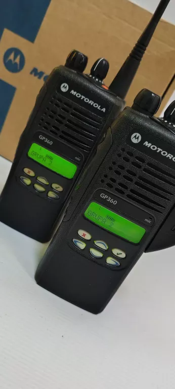 ZESTAW 2X RADIOTELEFON MOTOROLA GP360 ŁADOWARKA