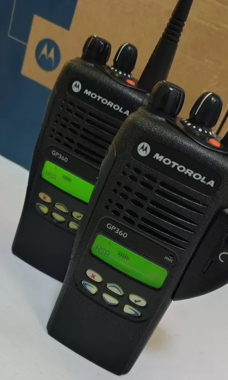 ZESTAW 2X RADIOTELEFON MOTOROLA GP360 ŁADOWARKA