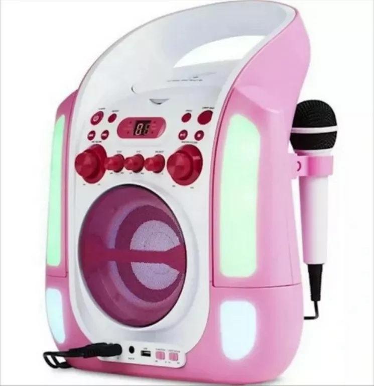 ZESTAW DO KARAOKE AUNA KARA LIQUIDA RÓŻOWE