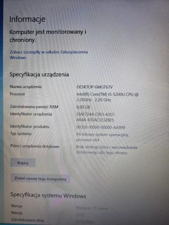 LAPTOP LENOVO Z 51-70 8GB / I5-5GEN / OPIS!