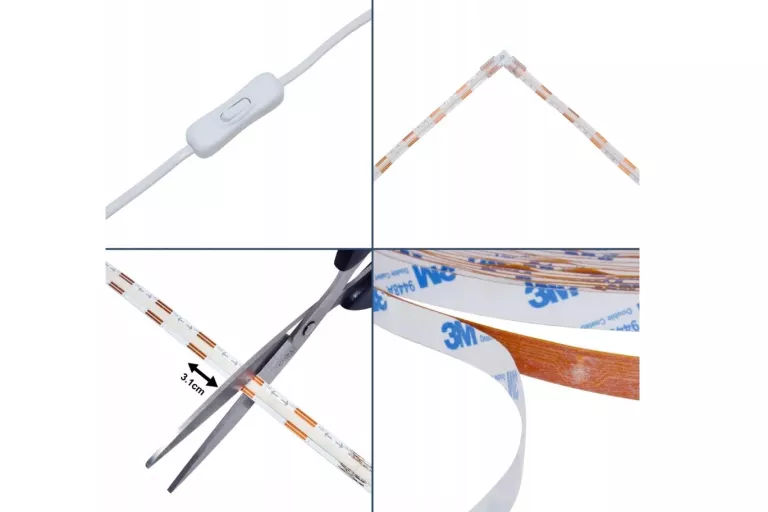 TAŚMA LED COB CUTFLEXI IP20 5 M INSPIRE