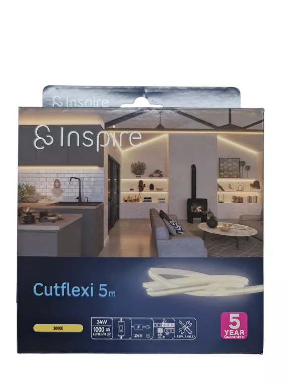 TAŚMA LED COB CUTFLEXI IP20 5 M INSPIRE