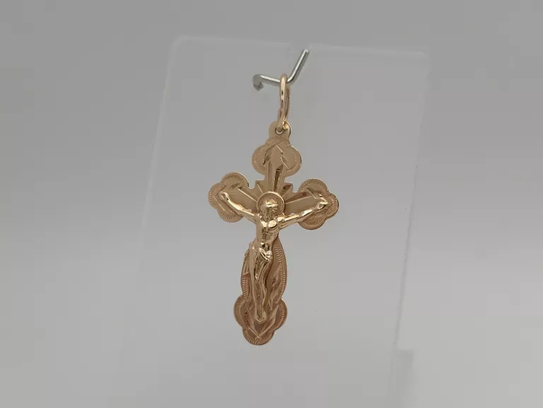 ZŁOTA ZAWIESZKA KRZYŻYK - 585 14K 1,21G