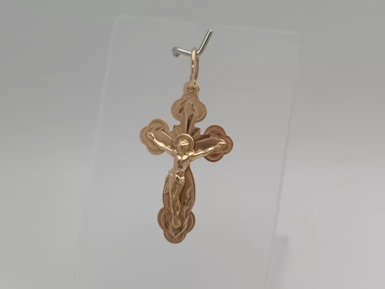 ZŁOTA ZAWIESZKA KRZYŻYK - 585 14K 1,21G